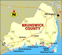 Brunswick County Map on the website