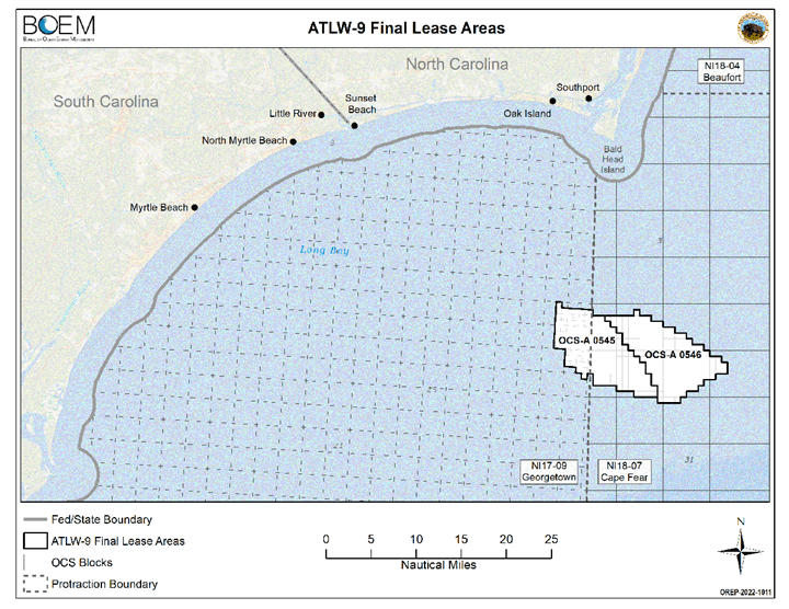 Duke, TotalEnergies winning bidders in wind lease auction